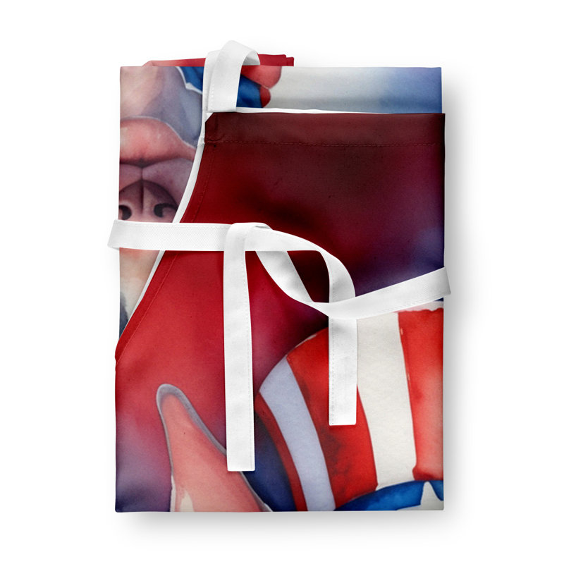 Patriotic American Apron, American Hairless Terrier