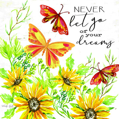 «Never Let Go of Your Dreams» par Cindy Jacobs - peinture sur toile tendue