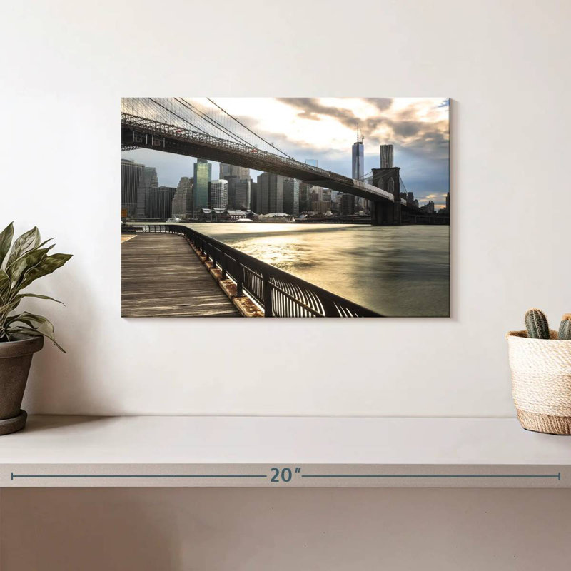 Pont de Senne, New York, Brooklyn, H 8 po x l 12 po