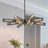 Rexite 8 - Light Matte Black Sputnik Pendant