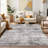 Asher Modern Abstract Machine Washable Area Rug With Non-Slip Backing-1592619471