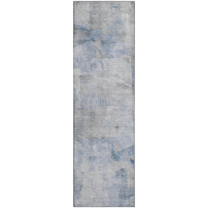 Premium Machine Washable Garett AMF1673 Abstract Rug, Runner 2'3" x 7'6"