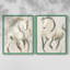 ANIMALS Series CCGLXV III - Reproduction encadrée de qualité supérieure - prête à être accrochée - aucun clou requis - aucun clou requis-108018218-108018220
