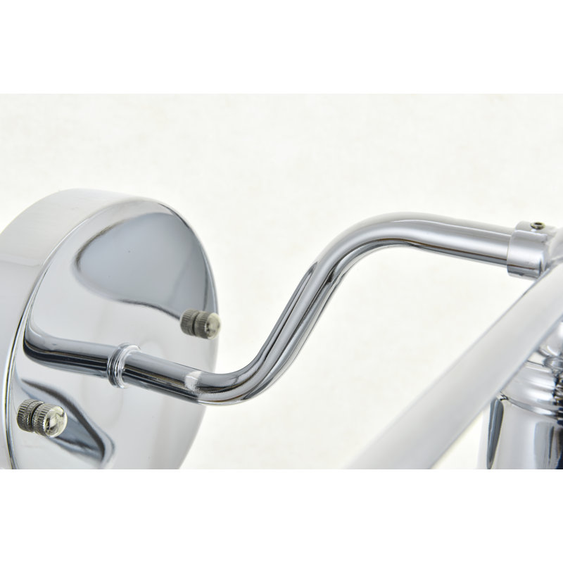 Elborough 3 - Light Bath Sconce, Chrome, 5.8" H x 33.1" W x 33.1" D, 3 Lights