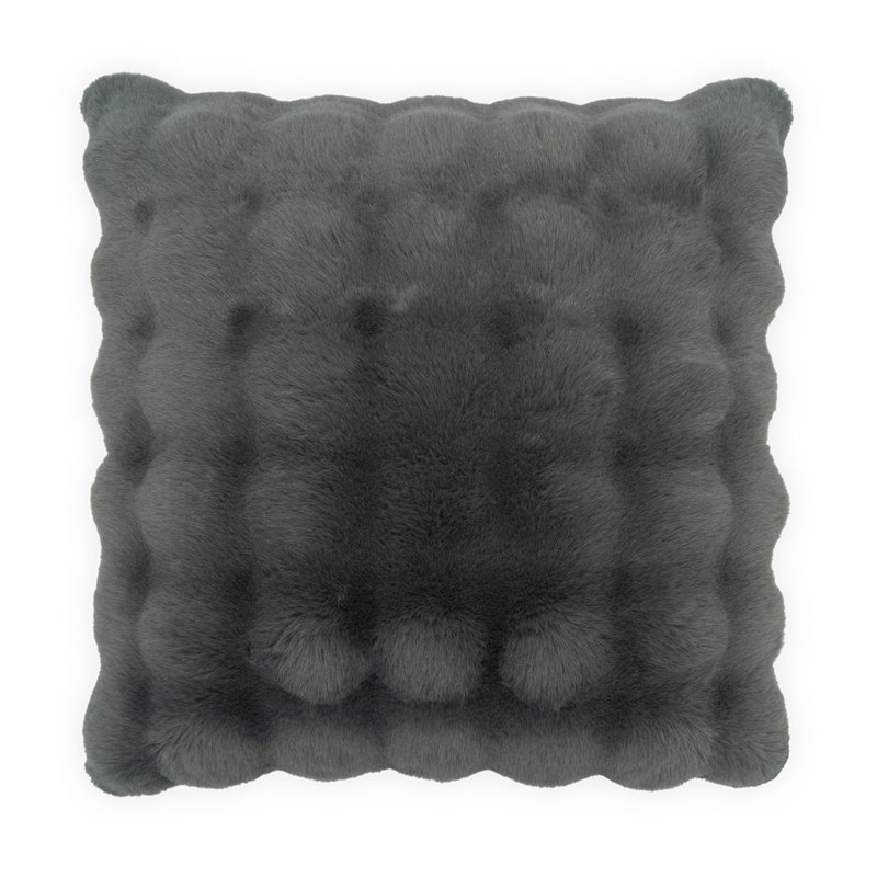 Magnate Throw Pillow, Gunmetal, 20"H x 20"W