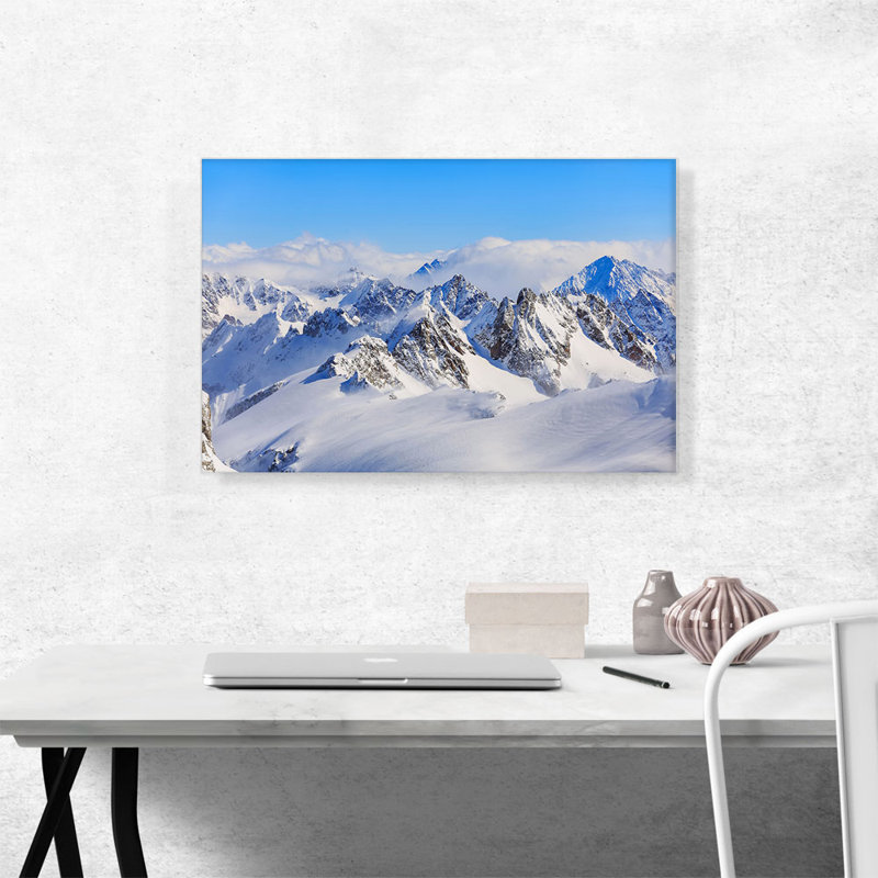 Alpes Suisses, Suisse - reproduction de photo sur toile tendue, H 18 po x l 26 po x P 1,5 po