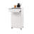 Multi-Purpose Cabinet with Wheeled Legs, White, 19.7 x 39.4 x 15.7 inches | Coated Particle Board, Thickness: 0.6 inches | Features 1 Drawer, Wall-Mountable Design, Perfect for Modern Home & Office Storage