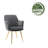 Reyansh Velvet Armchair-1961413239
