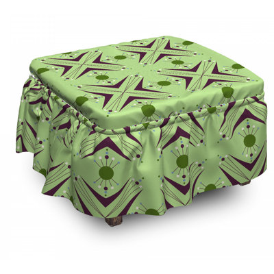 Box Cushion Ottoman Slipcover