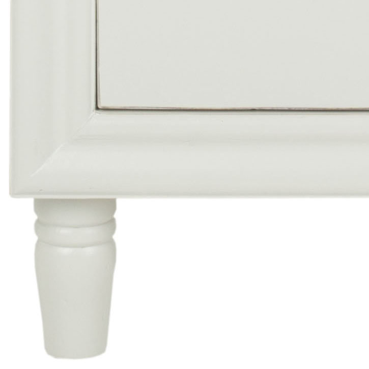 Sadie 22'' W Solid Wood Nightstand, Shady White