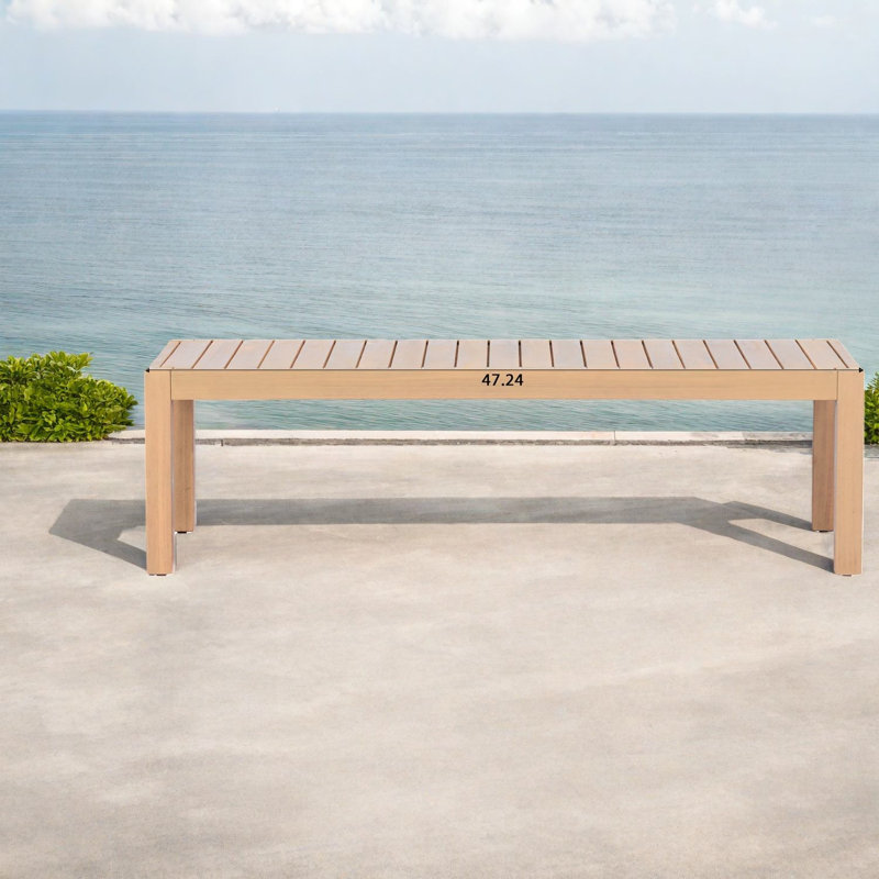 Grandes tables de patio, table basse en bois d'acacia, maison d'extérieur rustique moderne