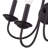 3 Light Black Extra Large Wall Sconce-223052998
