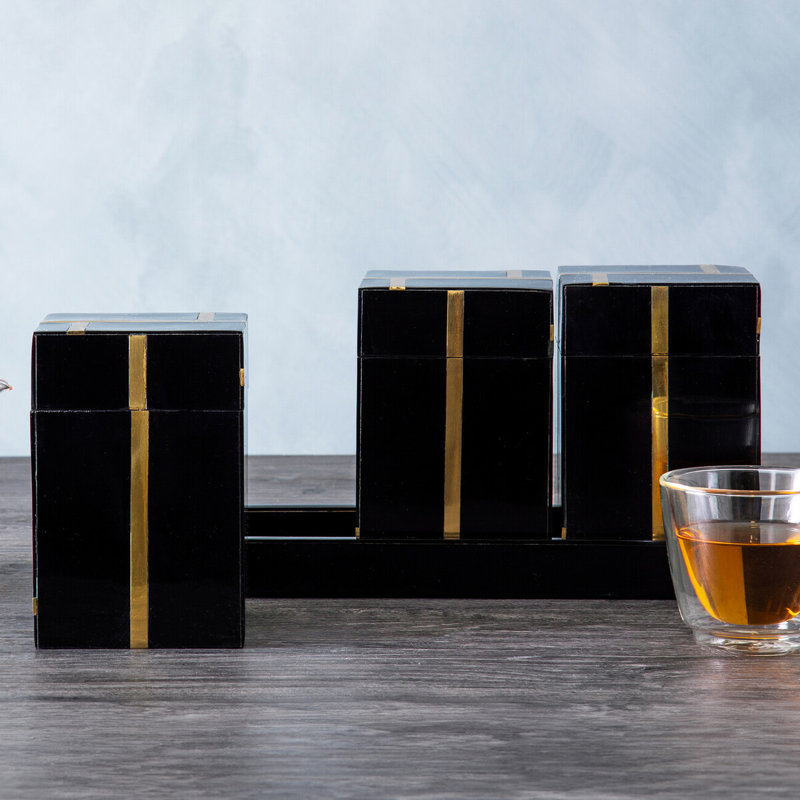 Bilski Wood Canister - Set of 3