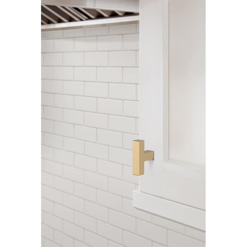 Bouton d'armoire Intersect 1-15 / 16 pouces (49mm) - paquet de 10, Bronze champagne, 10