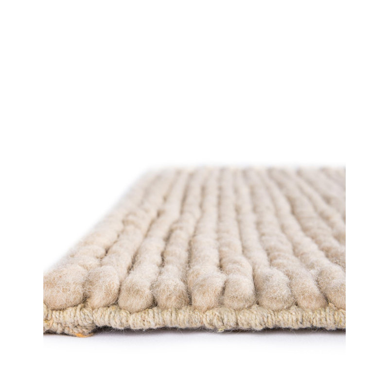 Yanellie Hand Loomed New Zealand Wool Area Rug, Rectangle 6'1" x 9'