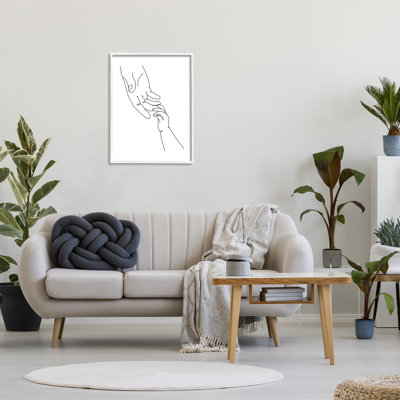«Baby Hands Reaching», impression sur toile