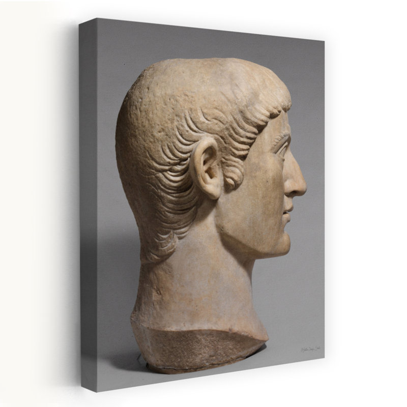 Empereur Constantin 1, art abstrait contemporain, H 60 po x l 40 po