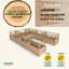 Lit de jardin surélevé en bois de qualité supérieure en cèdre 8 pi x 12 pi Premium