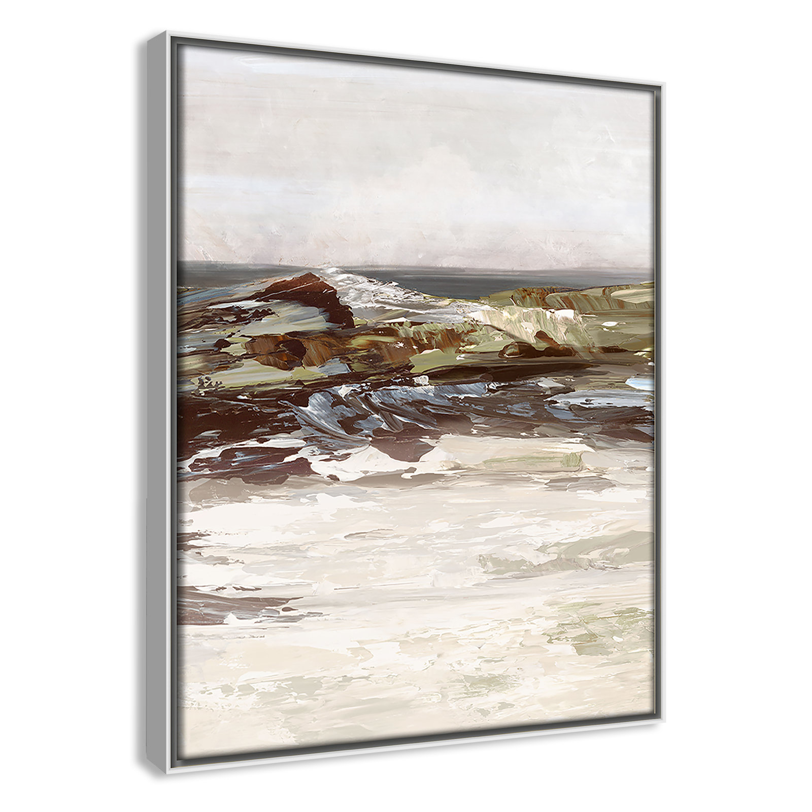 Stoney Peak Print by , 15.5" H x 12.5" W, White