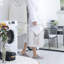 2-Tier Laundry Hamper Sorter With Hanging Bar, Rolling Laundry Baskets With Wheels Removable, Stackable Laundry Cart Organizer And Storage For Small Space, Dorm, Closet, Bathroom