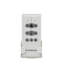 Ventilateur de plafond encastré intérieur / extérieur de 52 pouces avec ensemble d'éclairage à DEL CCT et télécommande Kwartet - noir avec pales noires-57864145