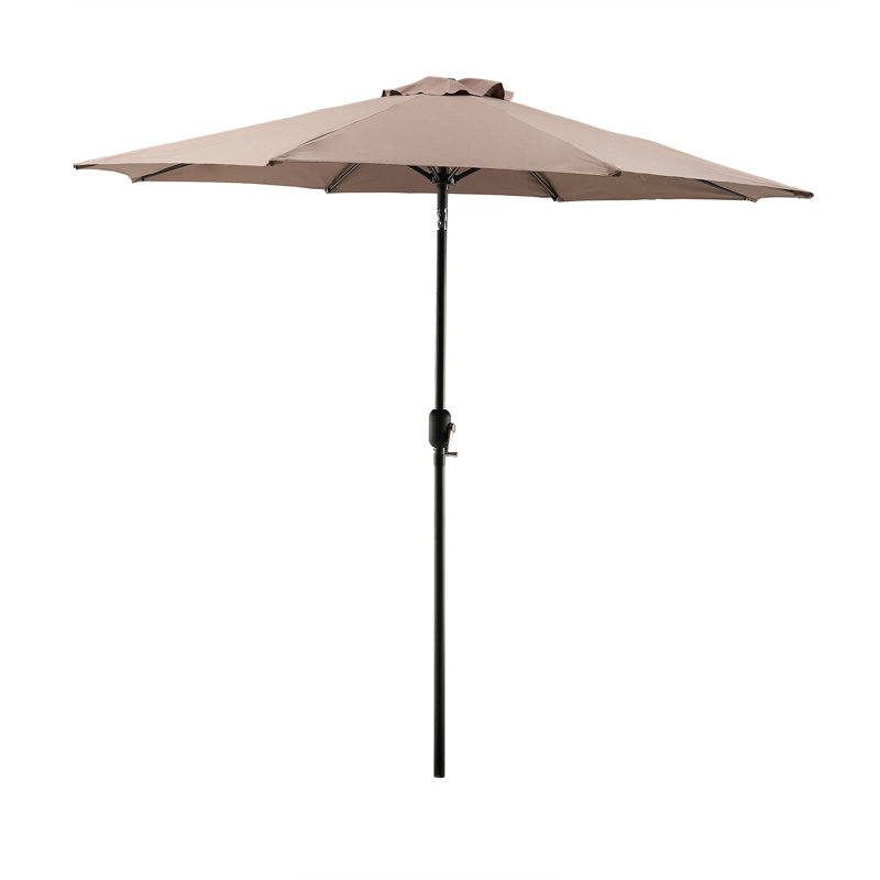 Parasol de marché 9 pi Hapeville, Brun