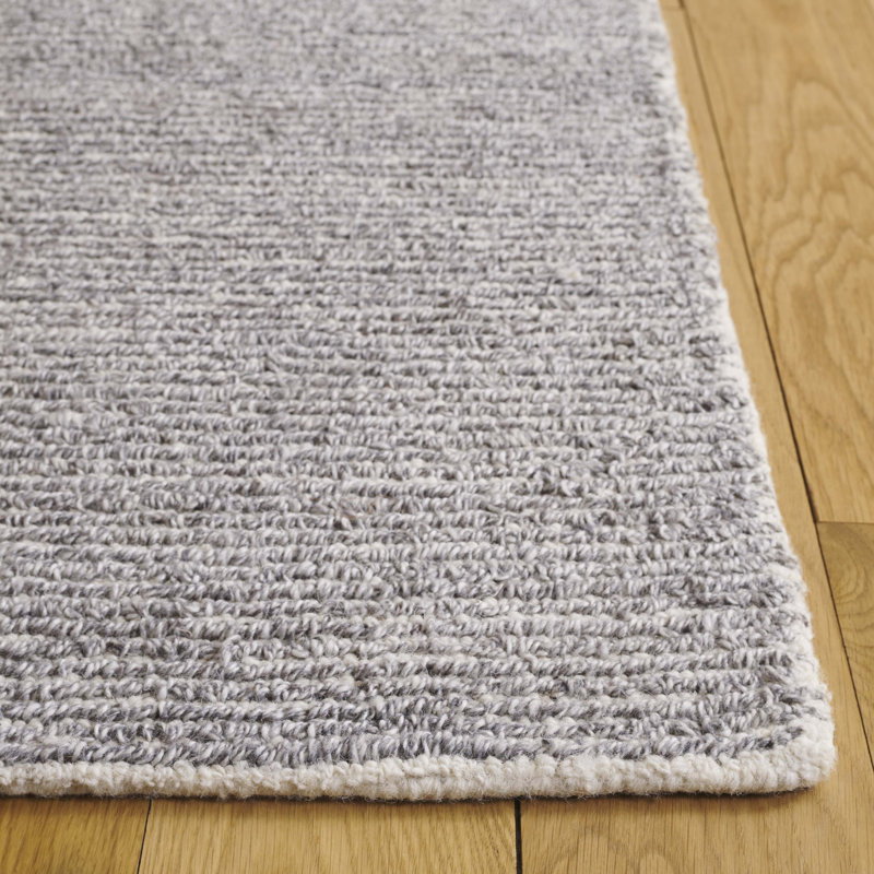 Ebony Hand Tufted Pet Yarn Pile Rug, Rectangle 5' x 8'