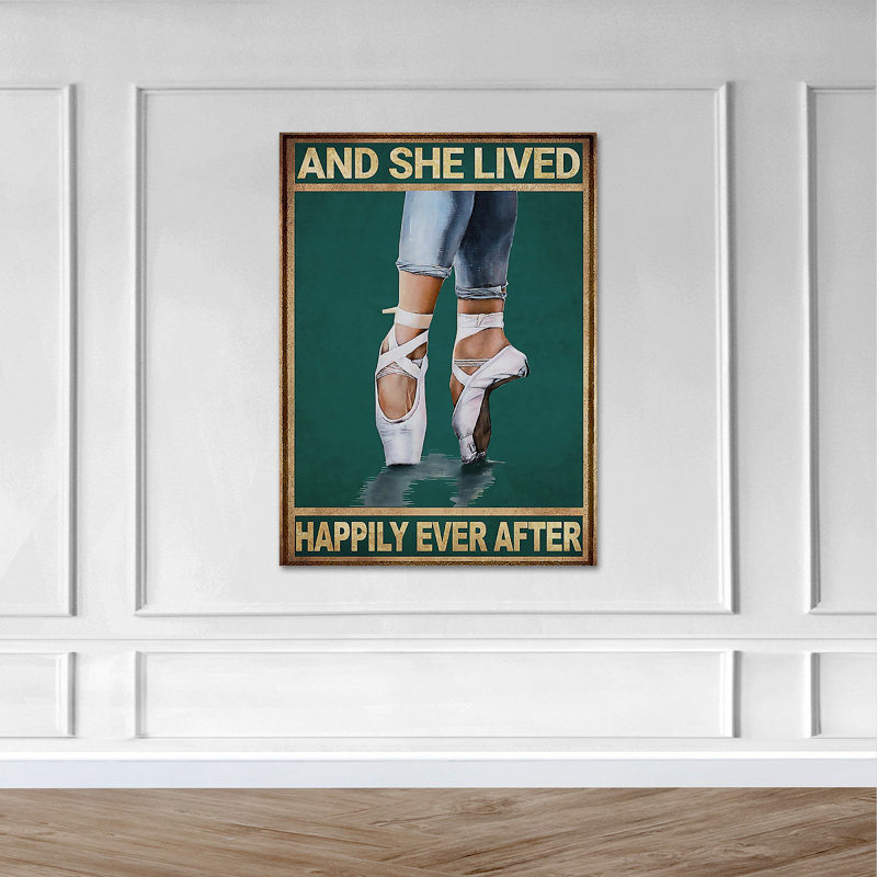 «A Ballet Girl», impression sur toile tendue, H 14 po x l 11 po x P 2 po