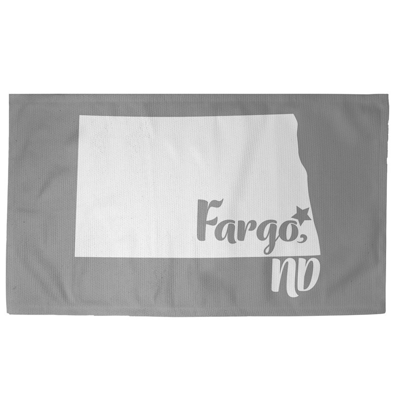 Tapis zone grise fargo north dakota, Rectangle 5 pi x 7 pi