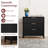 Modern Fluted Bedside Table with 3 Drawers-265866902-254637065