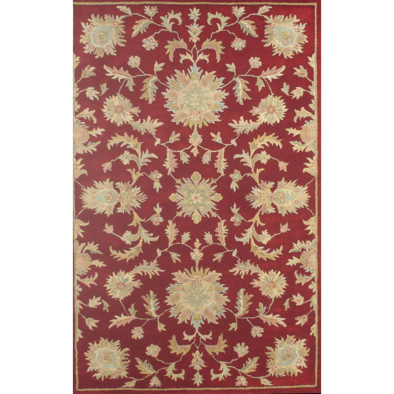 Wool Oriental Indoor Rug, Square 1'6"