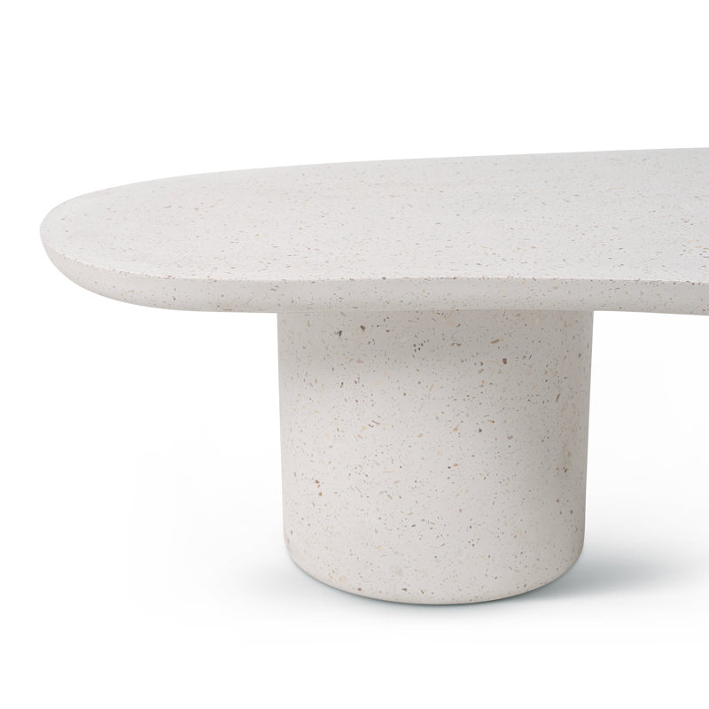 Vogel Coffee Table Dark Grey, Ivory Terrazzo