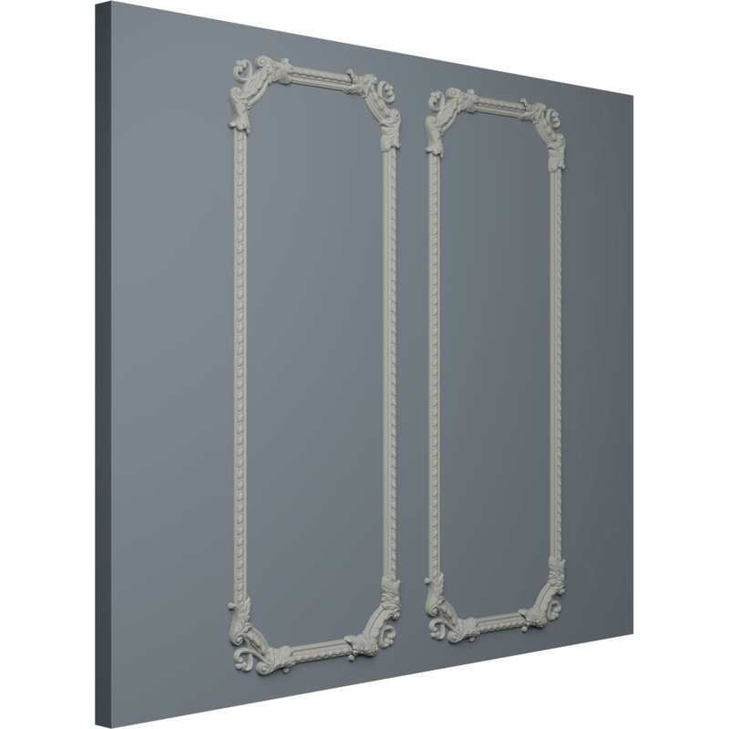 Ensemble de moulures pour panneau Devon, L 28 po x H 72 po, Double