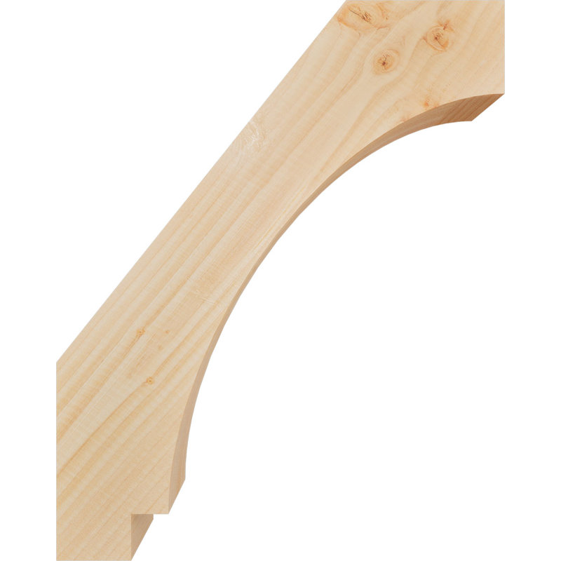 Attelle impériale du genou, Sapin de Douglas, Lisse, H 20 po x l 3,5 po x P 16 po