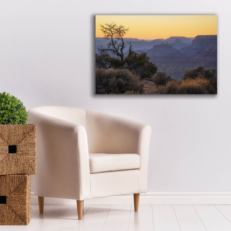  «Grand Canyon Sunset» par Martin Podt, art mural sur toile, 40 po x 26 po, H 26 po x l 40 po