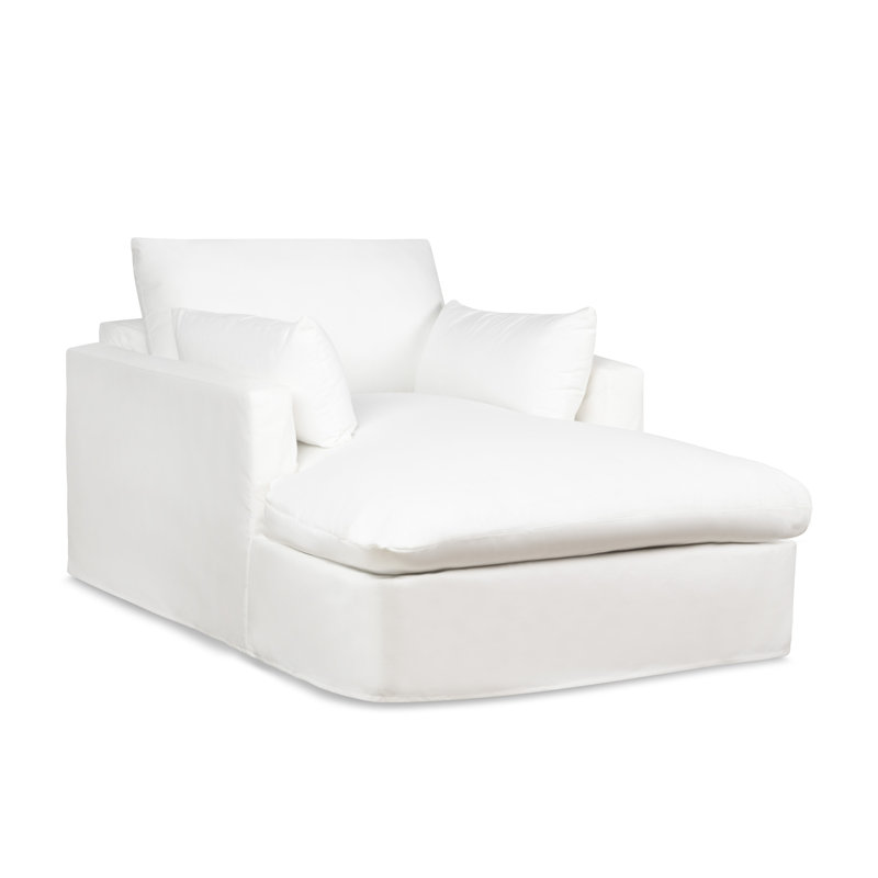 Méridienne Luna, Sergé blanc classique