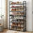 32-40 Pair Stackable Shoe Rack, with Adjustable Flat or Angled Shelves-2001761148
