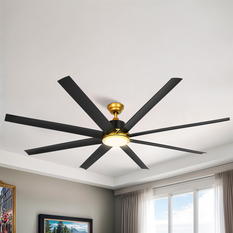 Ventilateur de plafond 72 po avec lumières DEL Demarcio