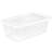Sterilite 58 Qt Storage Boxes, Clear Plastic Containers w/ Lid, Set of 24, White-132208464-133743263