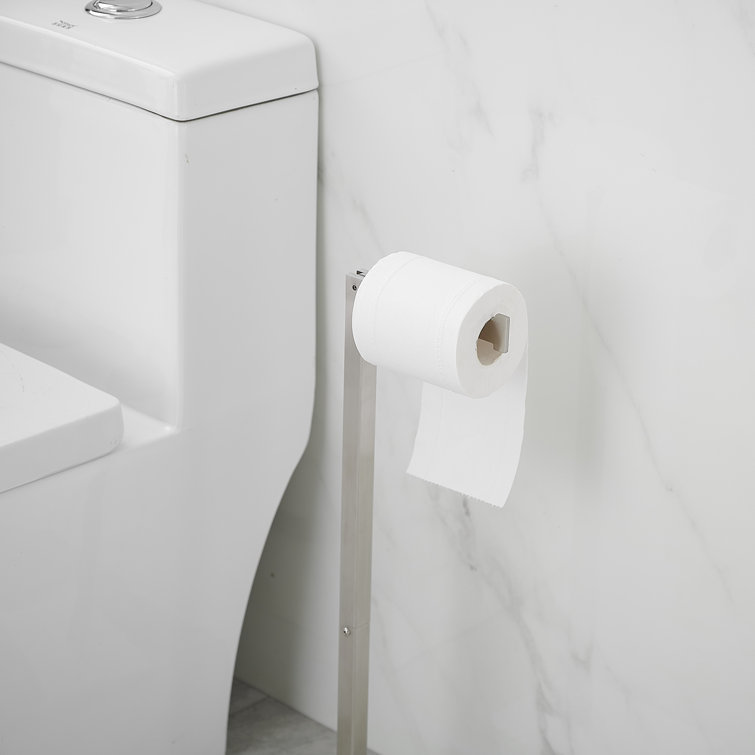 SunnyPoint Toilet Paper Holder with Rectangle Base