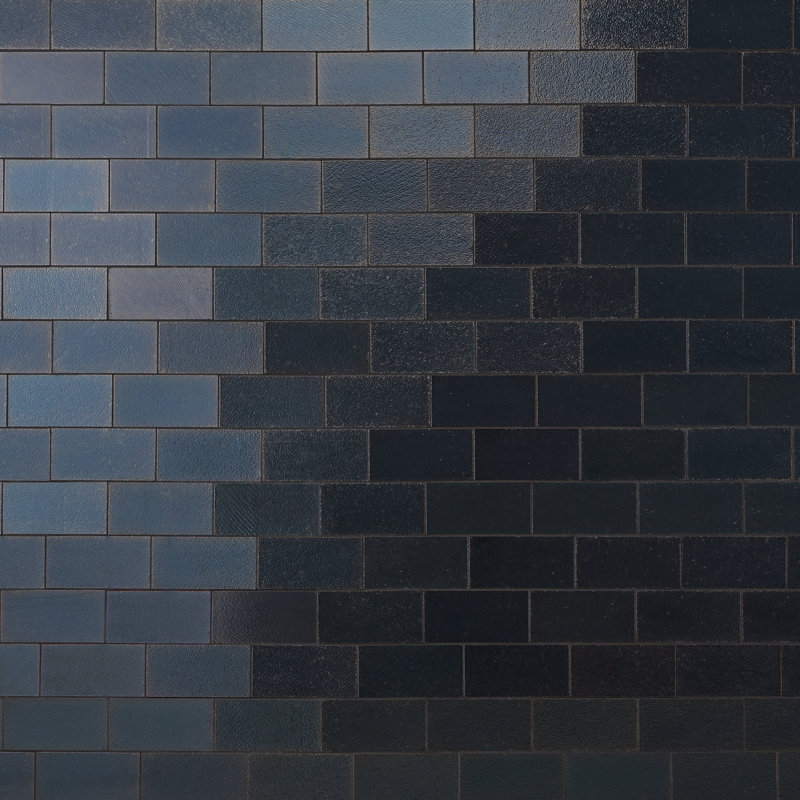 Art Lava Subway Tile (3.44 Sq. Ft. / Case), Dark Blue/Light Blue