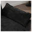 Module de canapé simple en chenille noire, siège sans accoudoirs de conception américaine moderne pour configurations modulaires-1498325570
