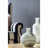 Vase-Black-And-White Swirl
