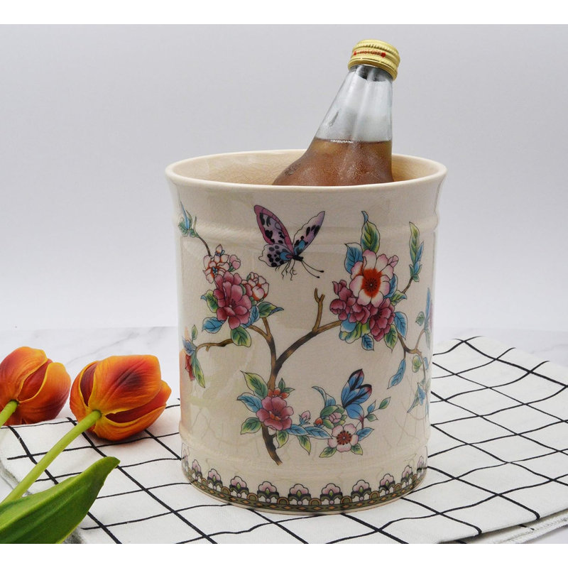 Tabletop Ceramic Cookware Butterfly Ice Cracking