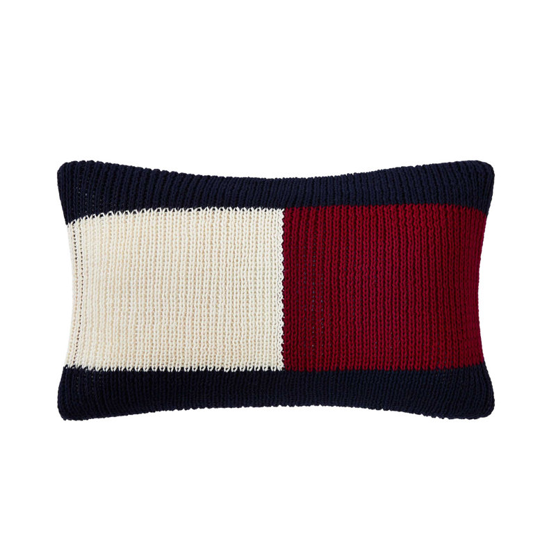 Coussin décoratif bleu Tommy Hilfiger