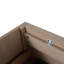 Meuble-lavabo 24 po avec lavabo en céramique noire et 2 tiroirs à fermeture en douceur