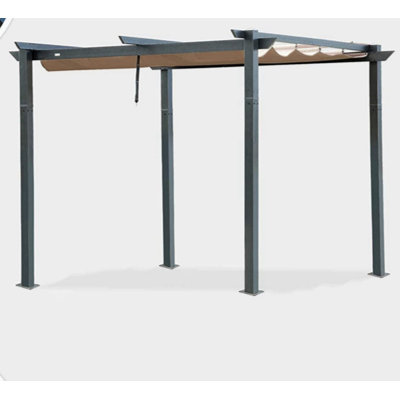 Palawan Aluminum Retractable Pergola with Canopy