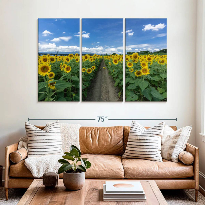 Chemin de tournesol Alvord, H 42 po x l 65 po