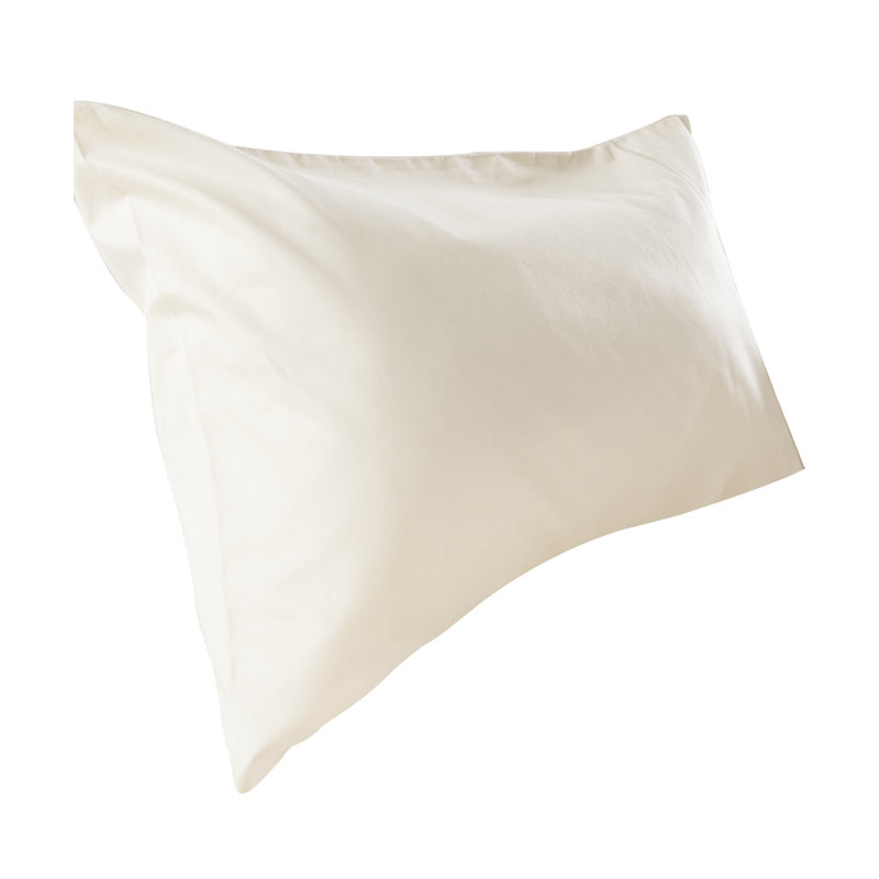 Plain Dye 200 TC Egyptian-Quality Cotton 100% Cotton Plain Weave Pillowcase - Set of 2, Ivory