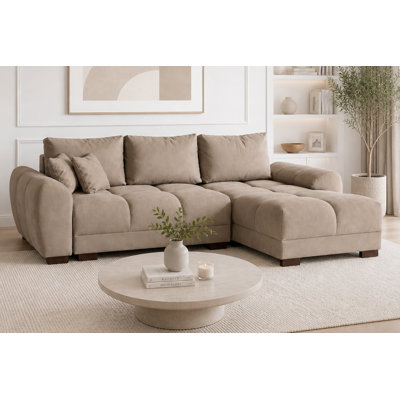 4 Seater Fabric Sofa Bed